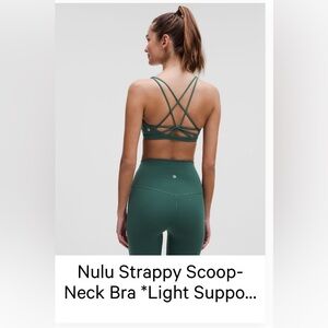 Lululemon Nulu Strappy Scoop-Neck Bra